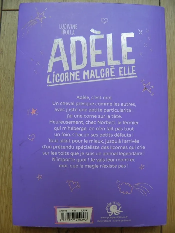 Roman Adèle, Licorne malgré elle (Ludivine Irolla) TBE - photo numéro 2