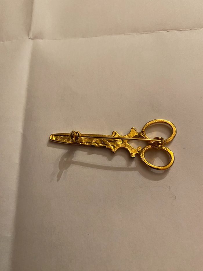 Broche ciseaux - photo numéro 2