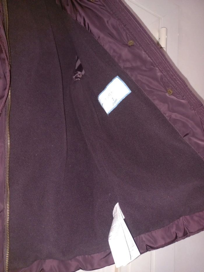 Manteau fille prune - photo numéro 5