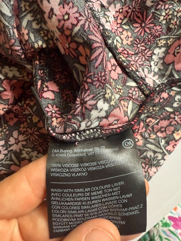 Robe à fleur en très bon état C&A taille 36 - photo numéro 8