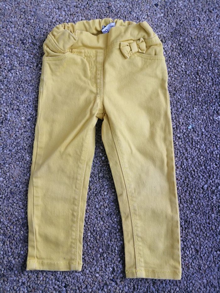 Pantalon gémo 24 mois jaune