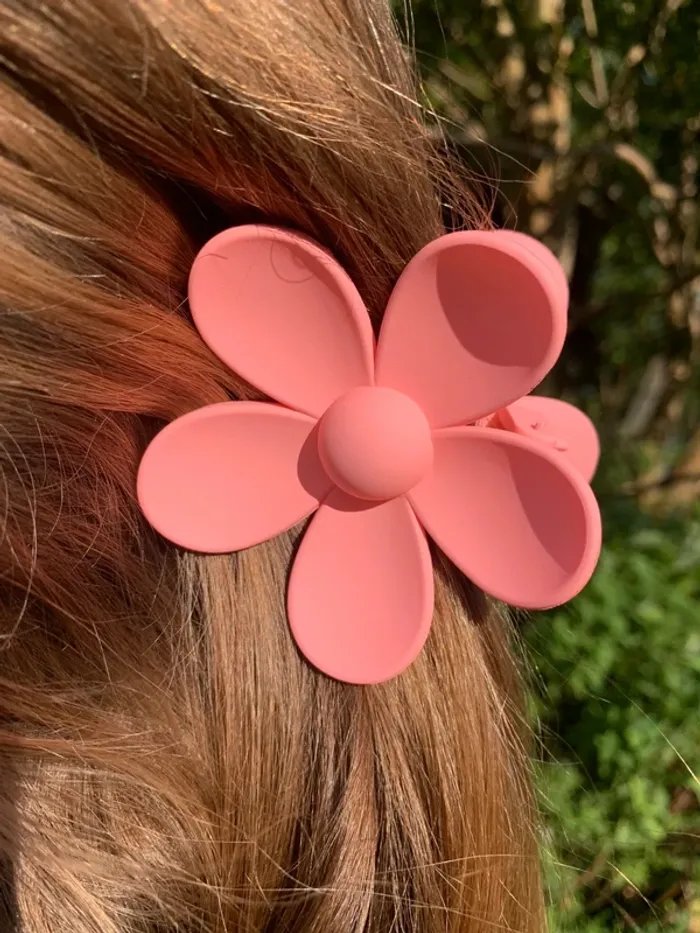 Lot de 3 barrettes pastel cheveux fleurs 🌸 tendance coréenne - photo numéro 5