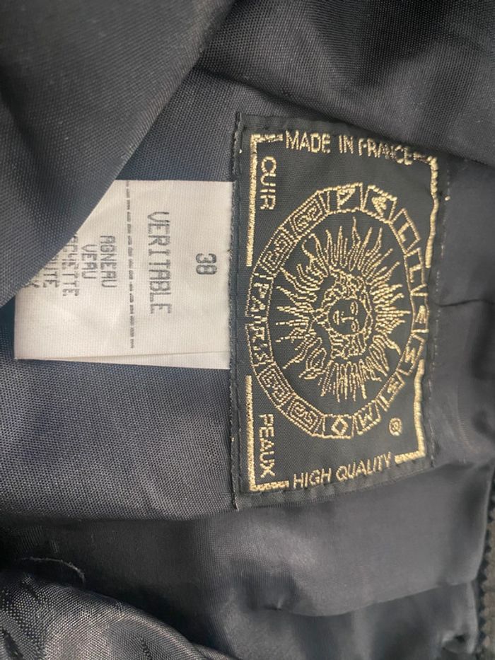 Short en cuir taille haute - photo numéro 9
