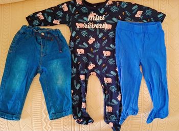 Lot vêtements bébé garçon