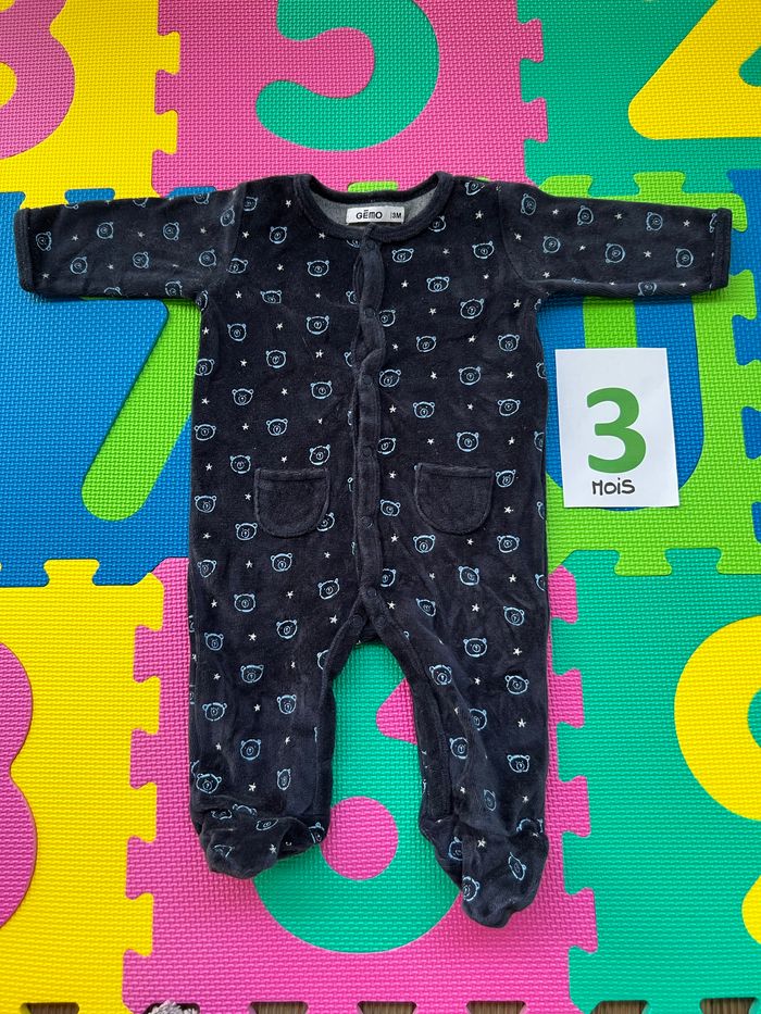 Lot de 7 pyjamas 3 mois - photo numéro 6