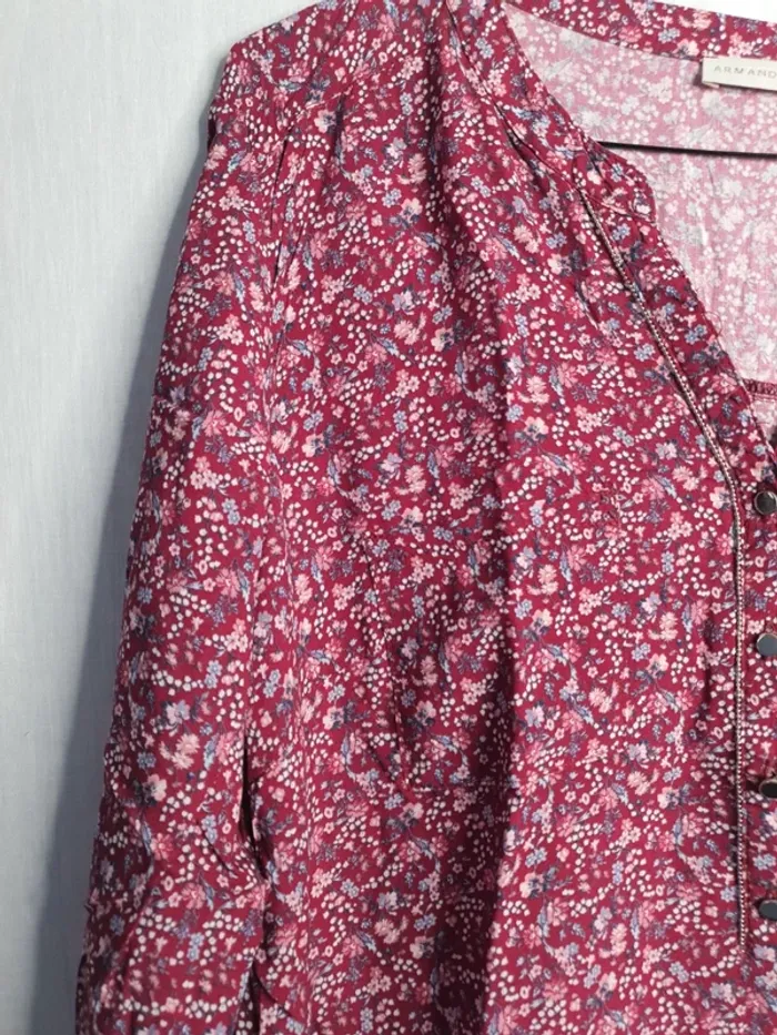 Blouse fleurie Armand Thierry - photo numéro 2