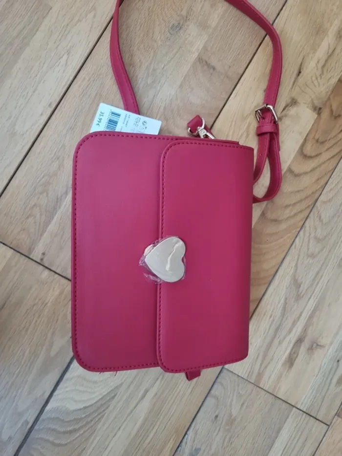 Sac besace rouge