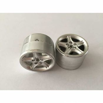 Lot x2 jante arrière pièce détachée miniature Ferrari 456 GT 1992 burago 1/18