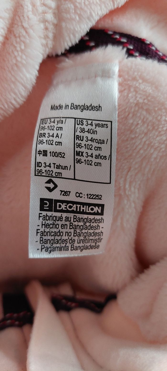 Veste polaire rose décathlon - photo numéro 5