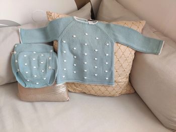 Adorable ensemble en laine légère