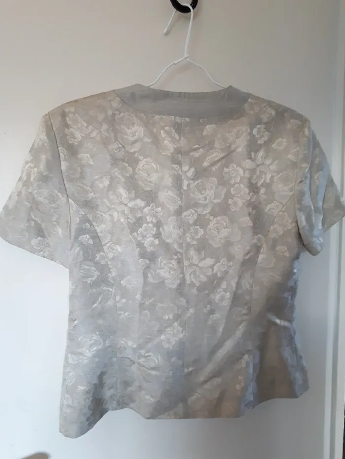 Veste manches courtes écru 42 - photo numéro 5