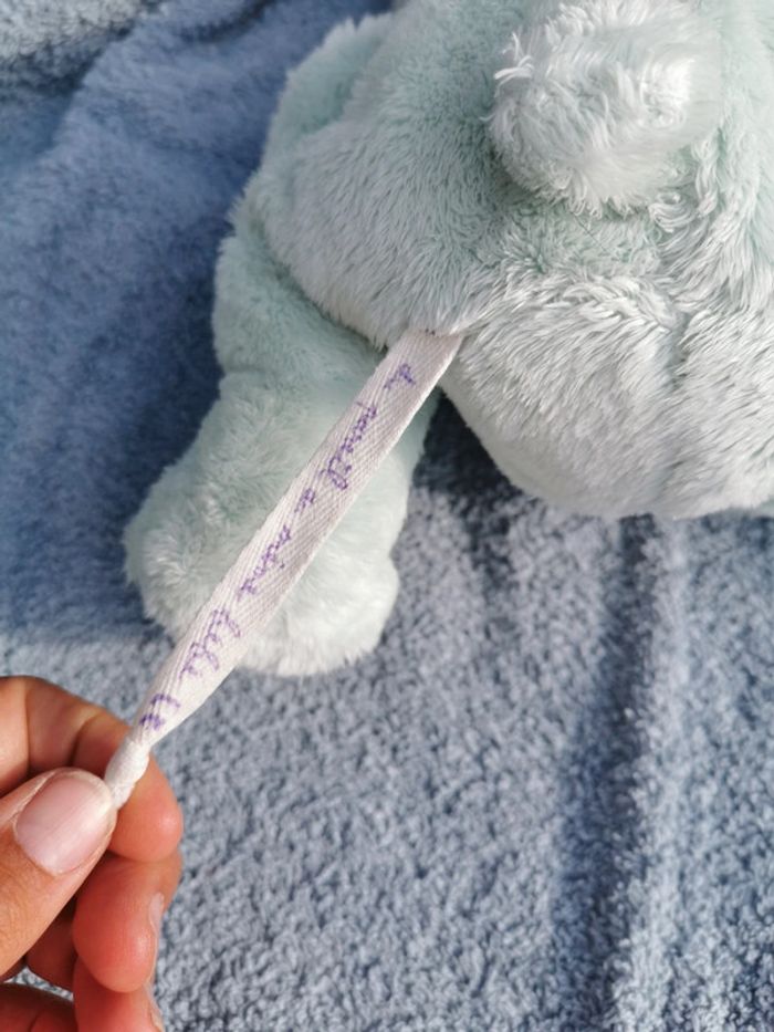 Doudou ours DPAM vert - photo numéro 3