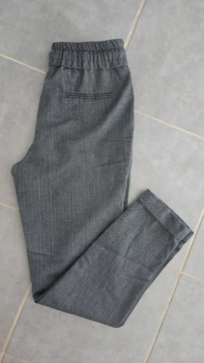 Pantalon chino gris - photo numéro 2