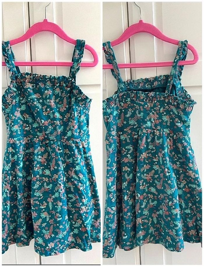 5 ans sergent major jolie robe été imprimé /Excellent état