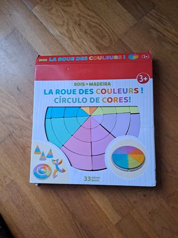 La roue des couleurs en bois