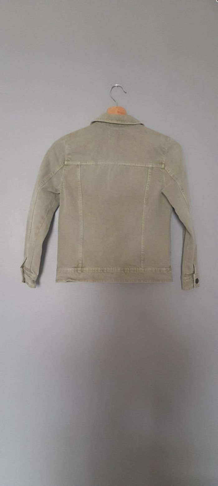 Veste en jean vert - photo numéro 6
