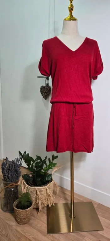 Robe bordeaux/rouge Etam taille M/38