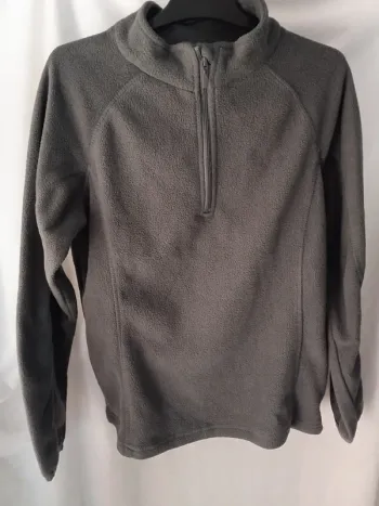 Pull polaire gris taille 12 ans