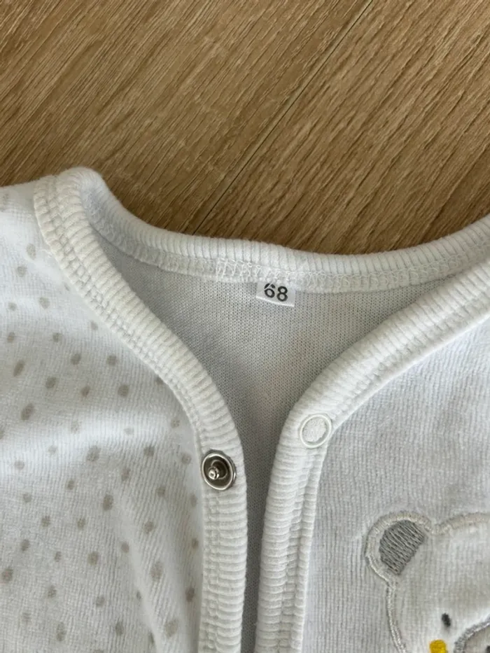 Pyjama ouverture devant taille 68 cm - photo numéro 3