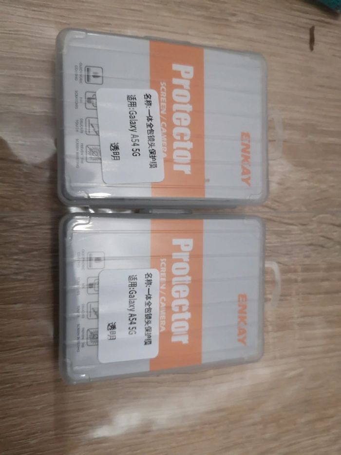 2 x protéges capteurs photos/vidéo Samsung A54