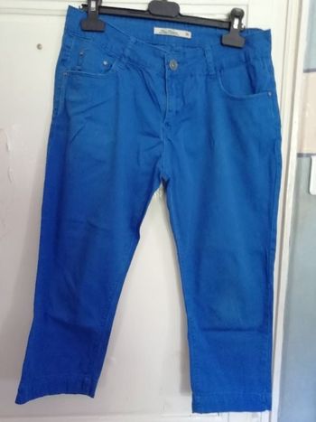 Pantalon bleu, taille 38