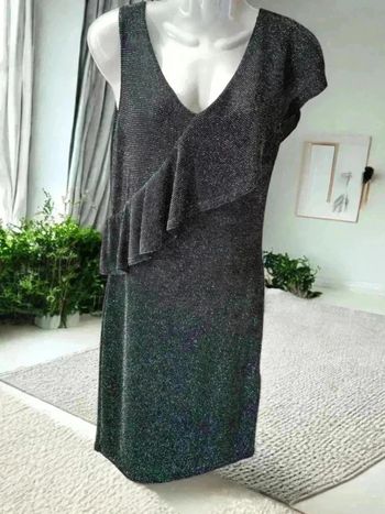 Robe de soiree noir argenté 🌹S🌹