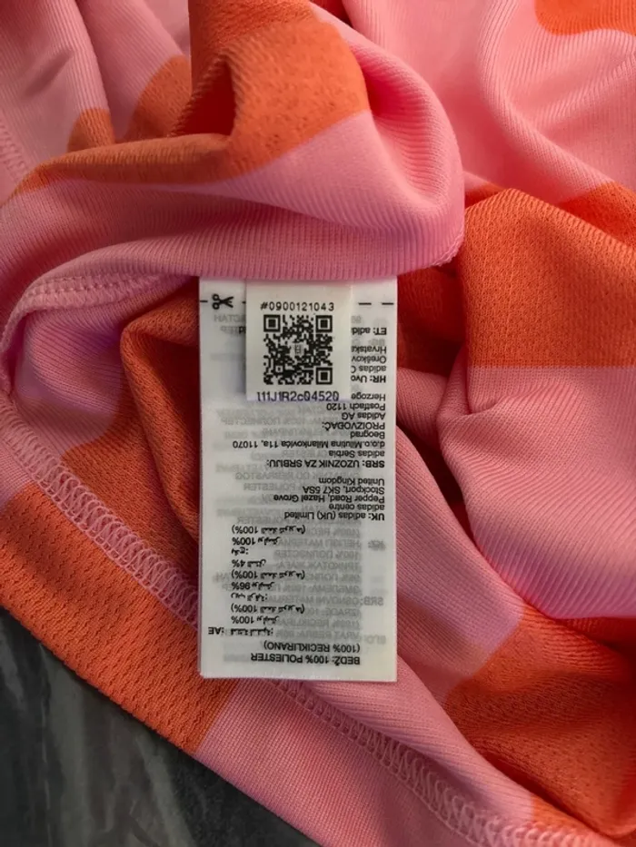 Teeshirt Adidas pink spark / orange taille L - photo numéro 6