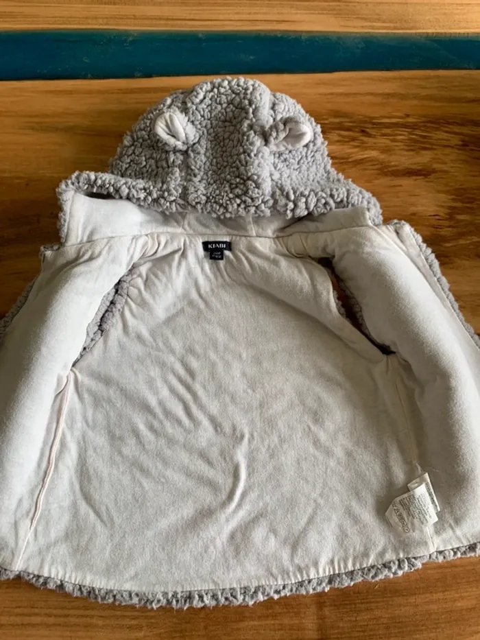 Gilet sans manche mouton taille 24 mois - photo numéro 4