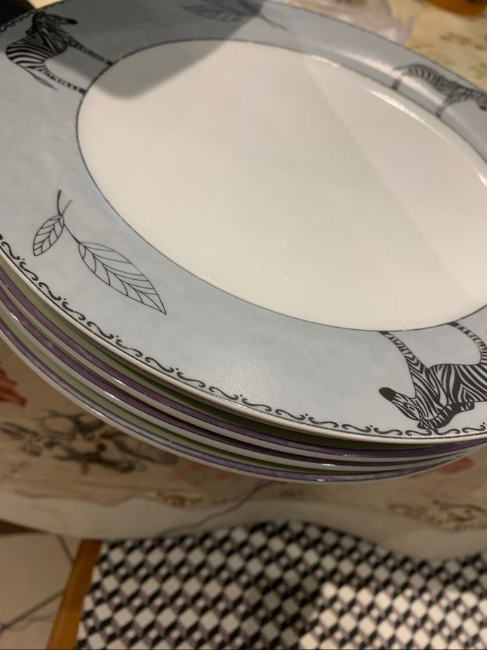 Lot de 5 grandes assiettes - photo numéro 7