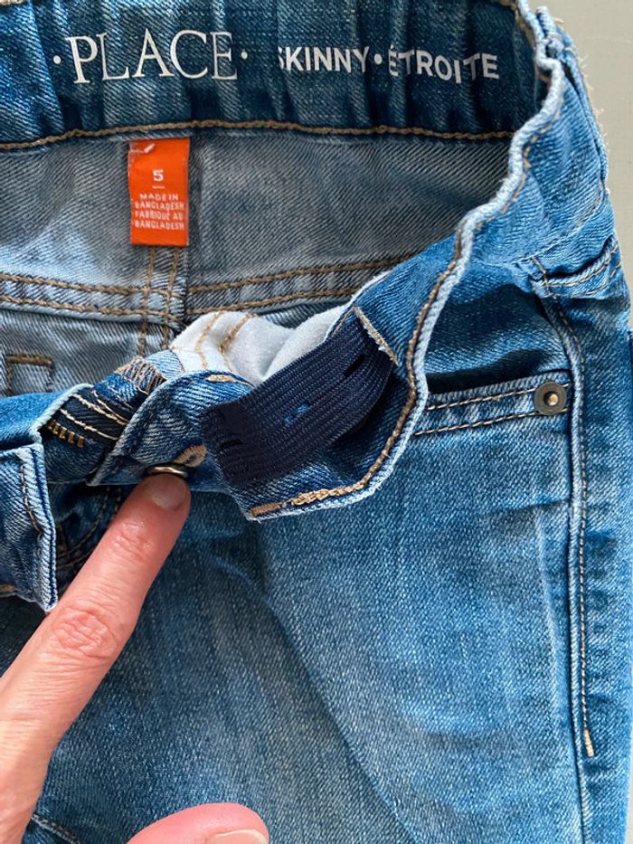 Jeans skinny étroite bleu children place garçon 5 ans - photo numéro 10