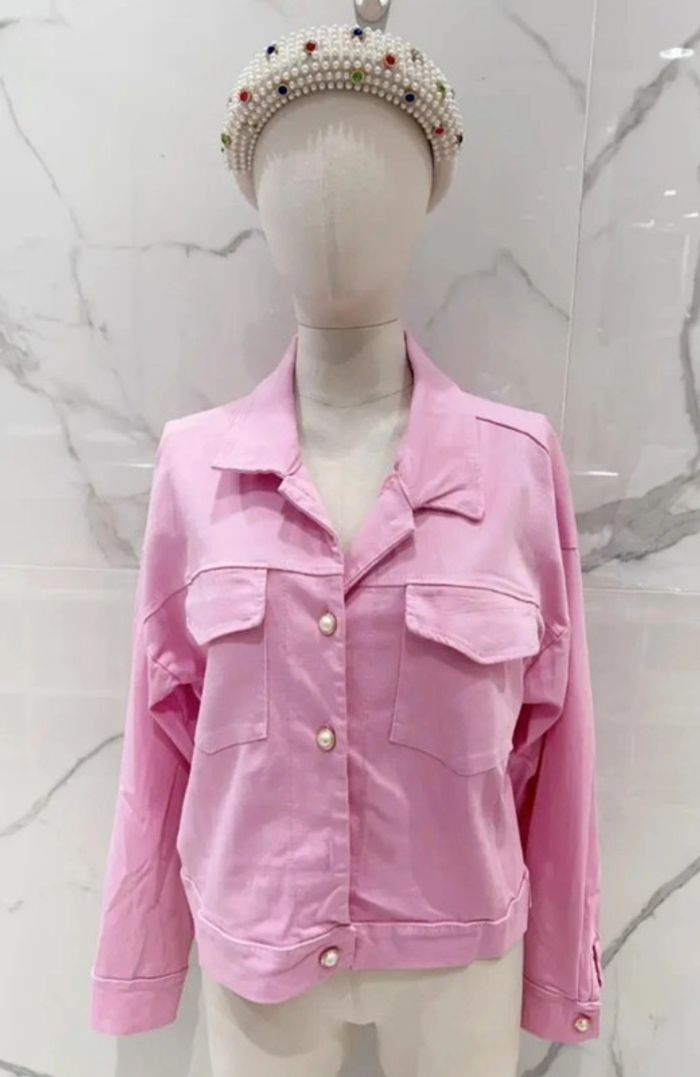 Veste en coton et elastane