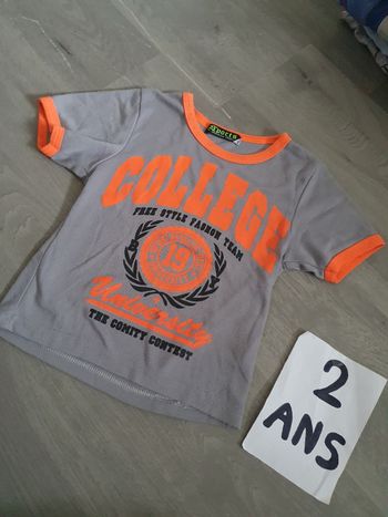 Maillot t-shirt  2ans garçon