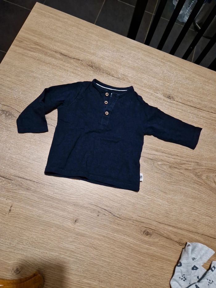 Lot de 5 tee shirt manche longue 6 mois - photo numéro 5