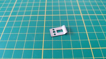 Fixation porte pièce détachée miniature Bburago burago Porsche 911 Carrera 1993 noir 1/18 1/18e 1/18