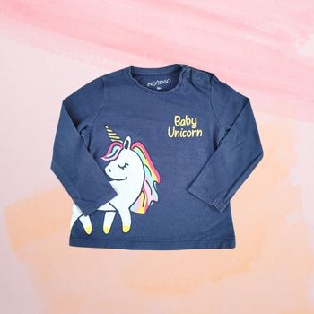 T-shirt licorne InExtenso 24 mois