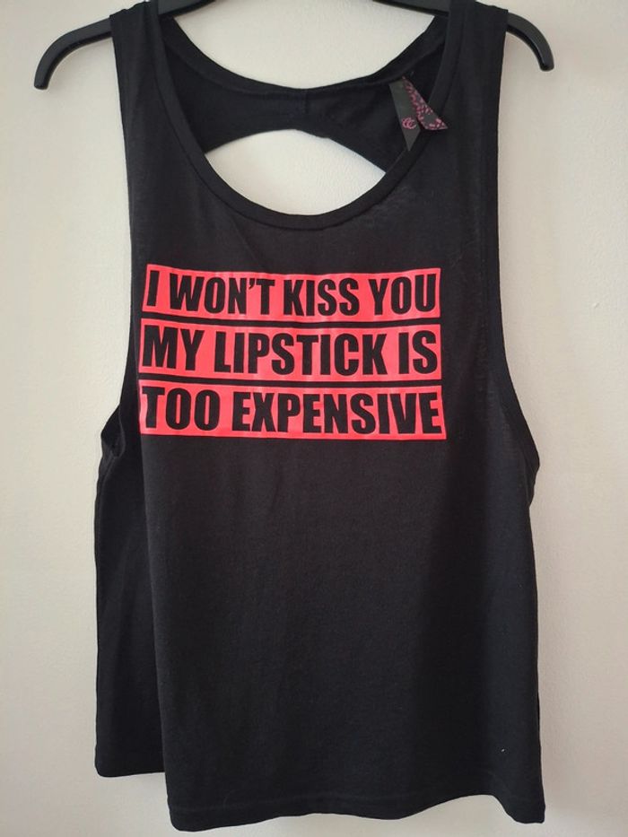 Tshirt ouverture dos noir - taille 40