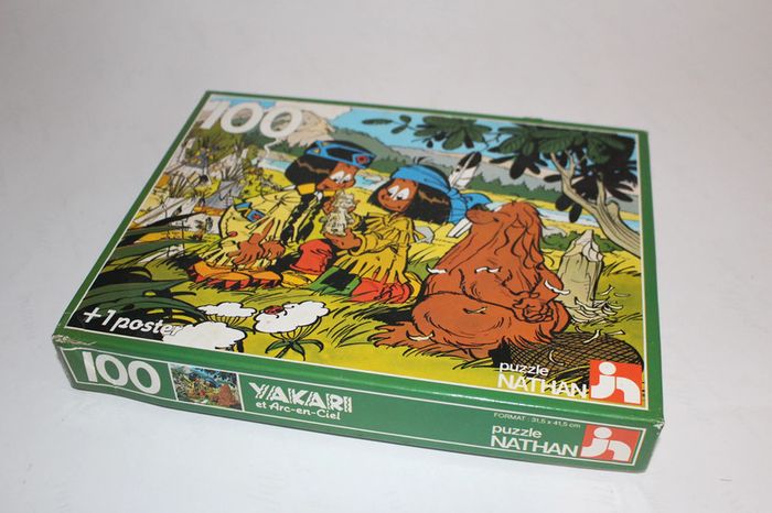 Nathan Puzzle 100 pcs Yakari et Arc en Ciel 1984