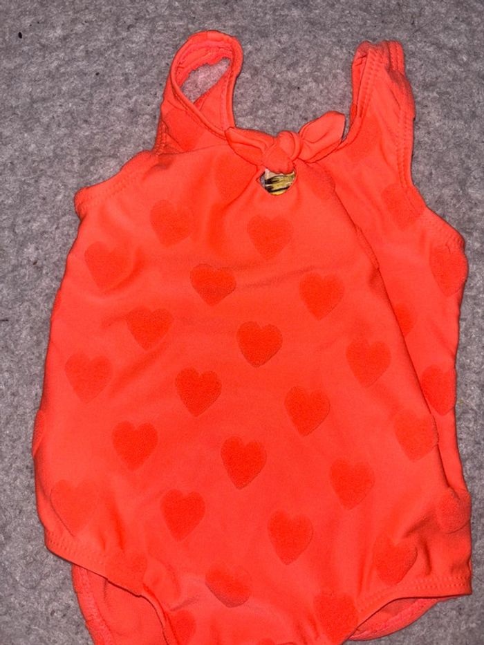 Maillot de bain corail cœur bébé - photo numéro 2