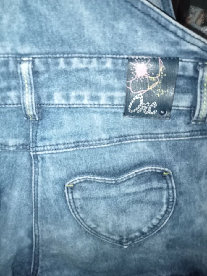 Salopette short en jean en excellent état by Orchestra taille 6 ans - photo numéro 6