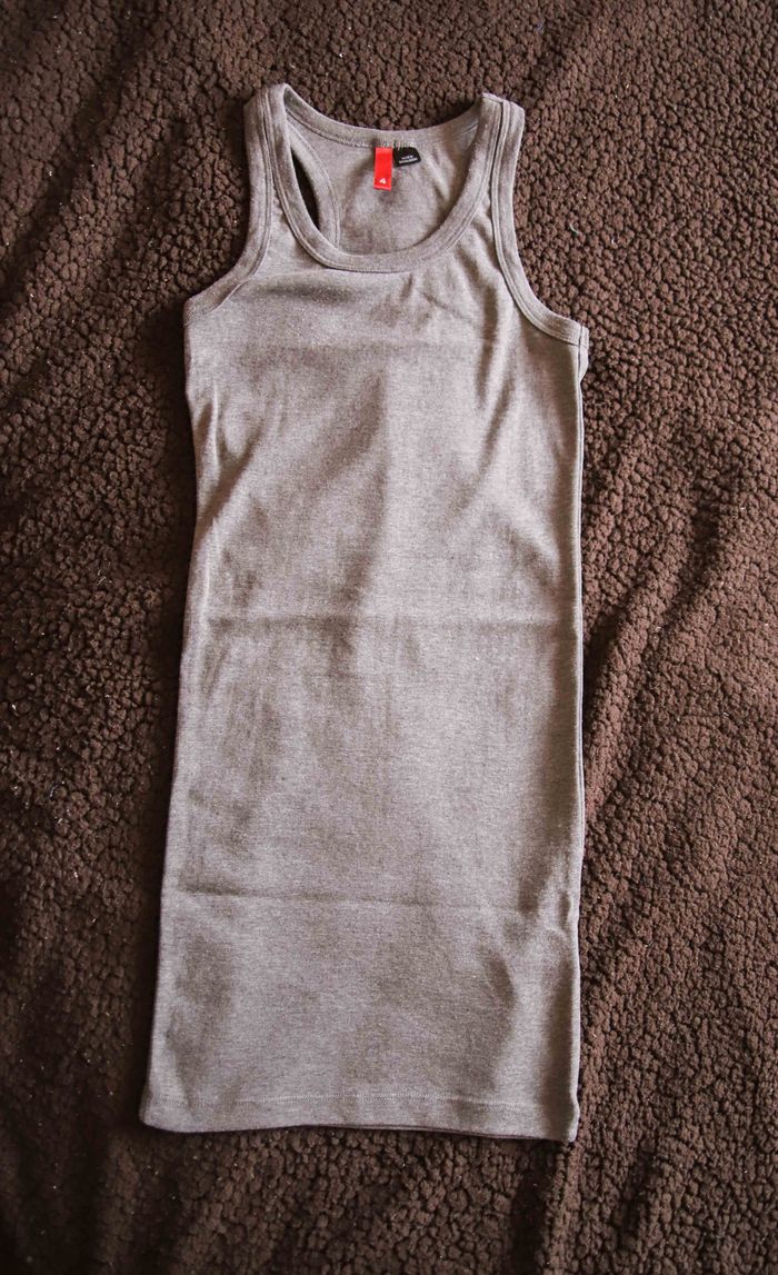 Robe "Marcel" grise en cotton H&M