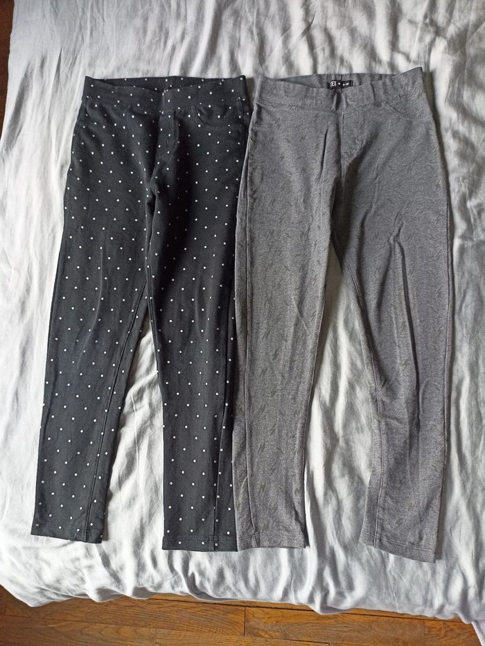 Lot 11 pantalons fille 9-10 ans - photo numéro 4