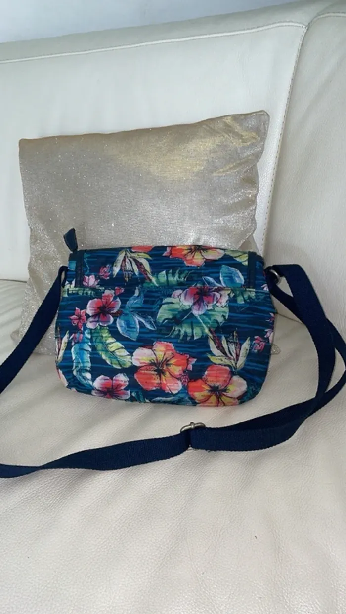 Sac Bandoulière Banana Moon Fleuri - Très Bon État - photo numéro 3