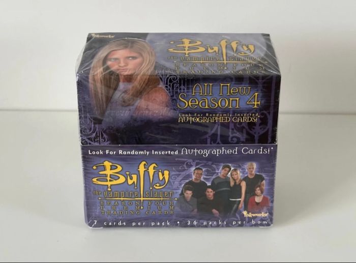 RARE boîte scellée Buffy Saison 4 Inkworks Trading Cards - photo numéro 6