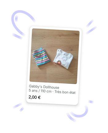 🩷 Pyjama Gabby et la maison magique 5 ans #emyfleury_5ansfille