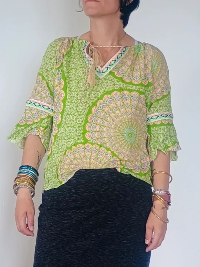 Blouse Bohème/Hippie Chic Wodenaya