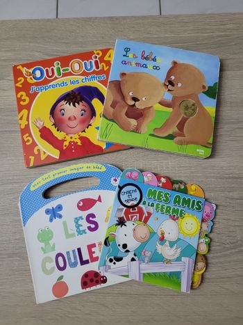 Lot de 4 livres d'éveil