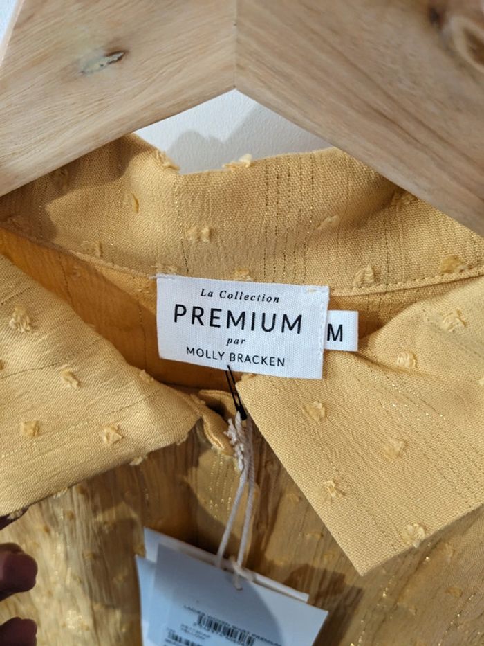 Chemisier jaune manches loose Molly Bracken