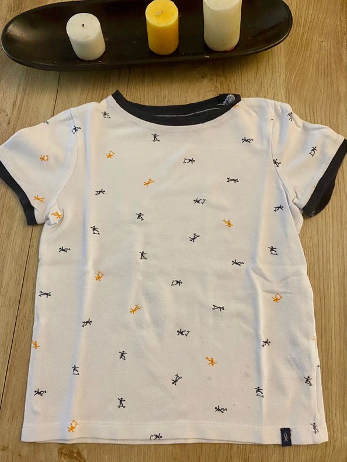 Polo manches courtes okaidi 8 ans