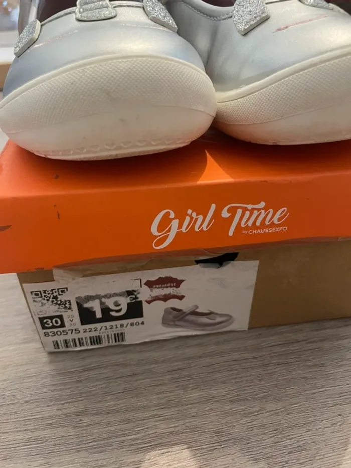 Chaussures fille 30 Licornes Argent - photo numéro 2