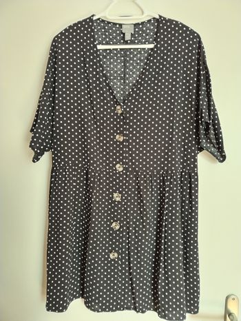 Robe fluide à pois 38